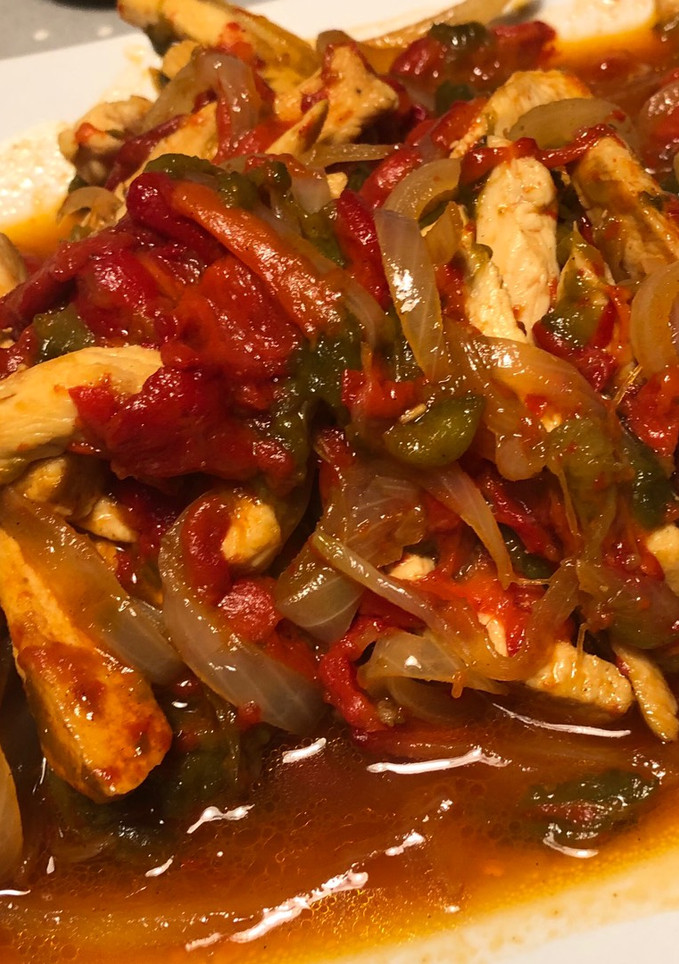 Una foto de Relleno de fajitas!