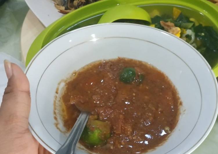 Sambel Terasi Jeruk Peras