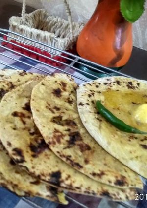 A picture of Moong miisii Roti.