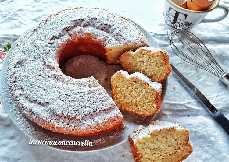 Ciambella al latte condensato di zucchero di canna