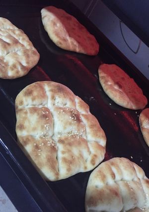 صورة لوصفة خبز بزيت الزيتون والسمسم