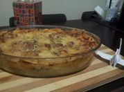 A picture of beef mince and pasta