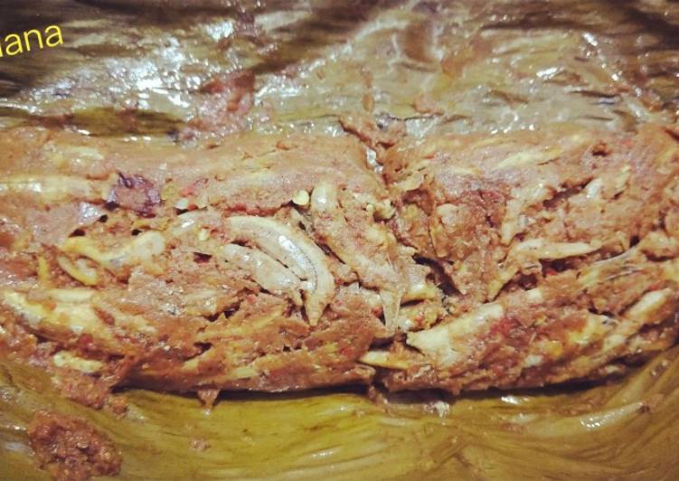 Pepes ikan teri basah
