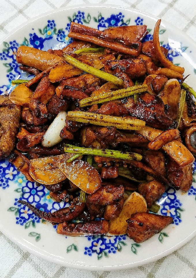 客家小炒 (簡易版) 的食譜成品照片