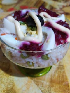 صورة لوصفة ماسيدوان او سلطة الارز