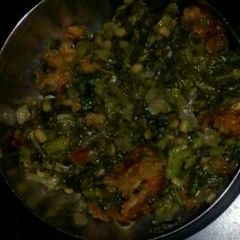 Amaranthus curry recipe (Thotakura) A picture of Amaranthus curry recipe (Thotakura).