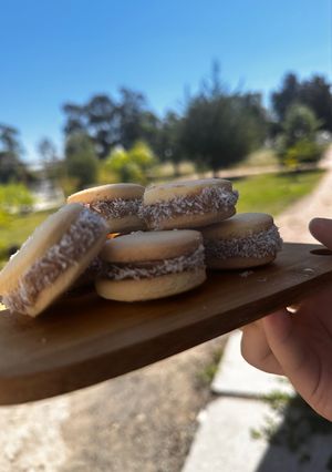Una foto de Alfajores de maicena