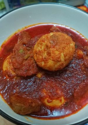Foto resep Semur Tahu Telur