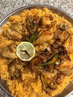 صورة لوصفة كبسة دجاج