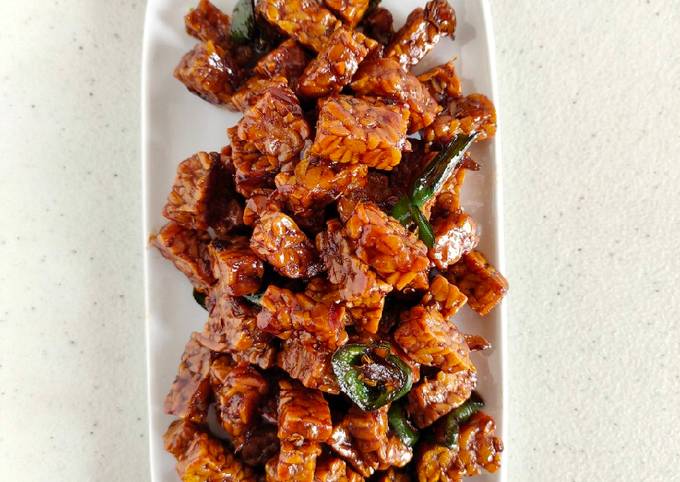 Resep Orek Tempe Cabe Hijau Oleh Desi Cookpad