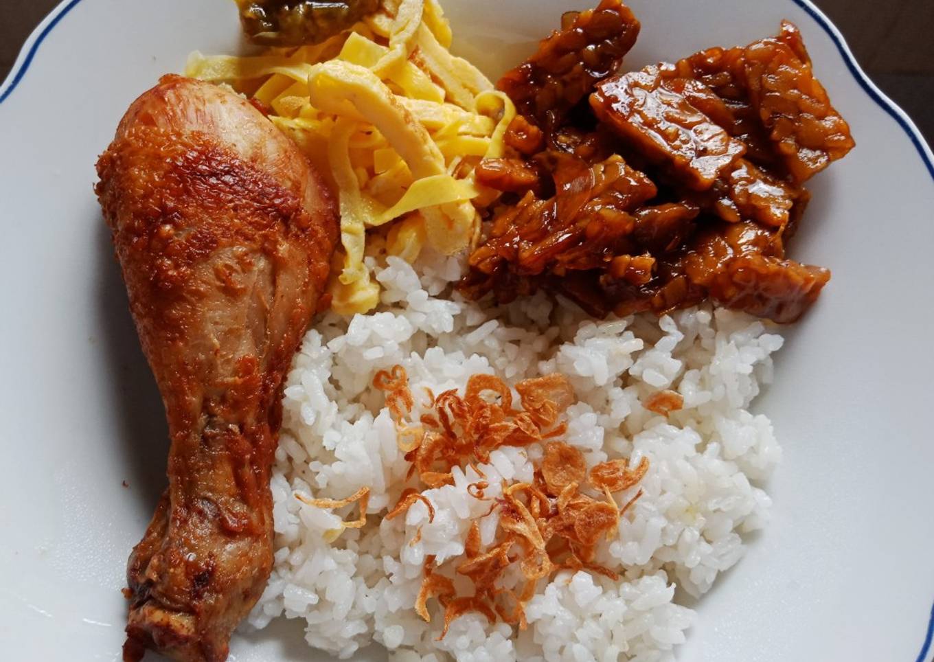 Nasi uduk rice cooker