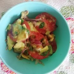 Simple guacamole#4weekschallenge A picture of Simple guacamole#4weekschallenge.