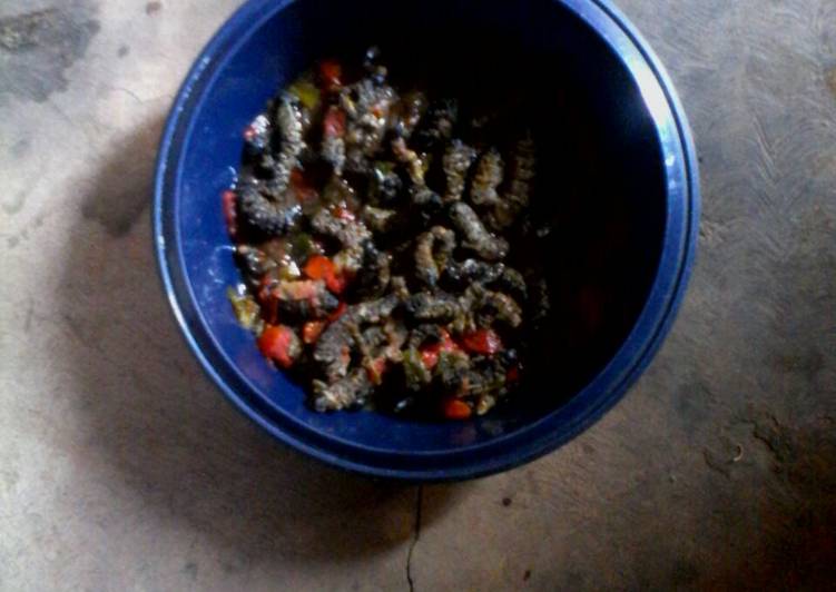 Mopani worms (matomani in Tsonga) Recipe by khazamula - Cookpad