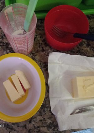 Una foto de Crema de leche casera rinde un potesiti de 100 gr
