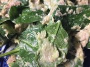 A picture of cucumber mayo salad