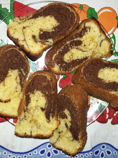 Una foto de Torta marmolada