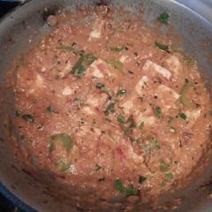 A picture of Kadai paneer.