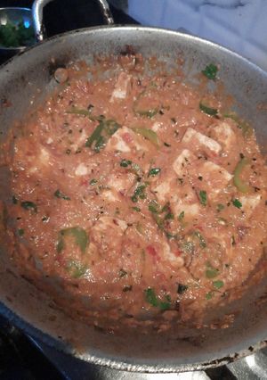 A picture of Kadai paneer.
