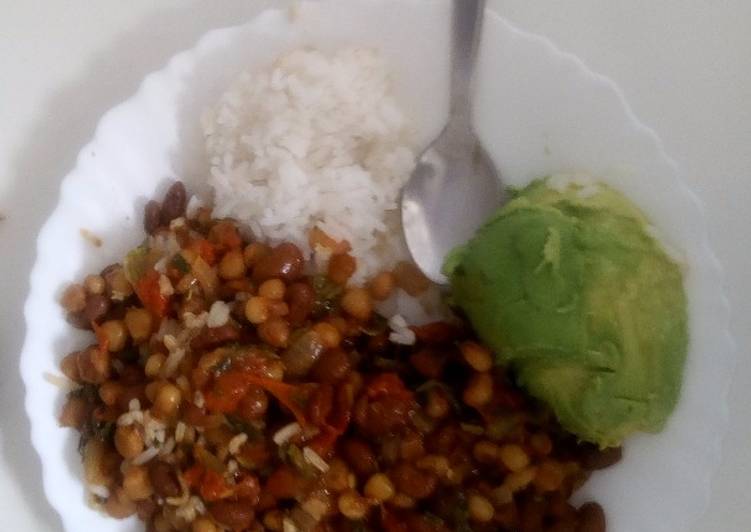 Githeri with Leftover Rice