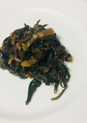 A picture of Sweet potato leaves.