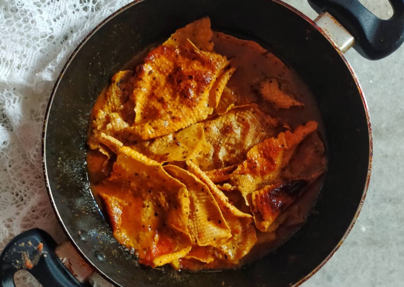 Papad Curry