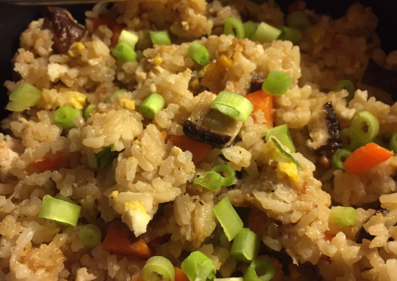 Zero fuss ‘fried’ rice