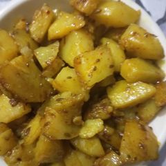 A picture of Jeera aaloo.