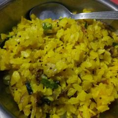 A picture of Onion Poha.
