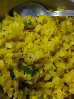 A picture of Onion Poha.