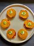 Chana Dal Tikki on Papdi for Diwali