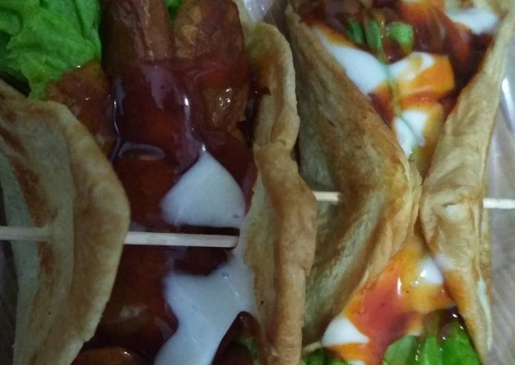 Hotdog roti tawar #berburucelemekemas 
#resolusi2019