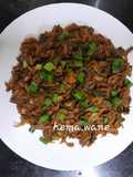 Tiny shrimp (Jawala) spring onion