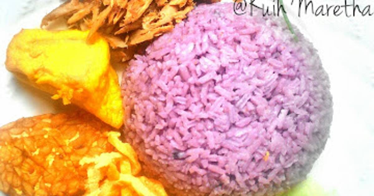 Resep Nasi Uduk Ubi Ungu Mudah dan Praktis Dihidangkan