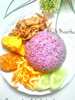 Foto resep Nasi Uduk Ubi Ungu