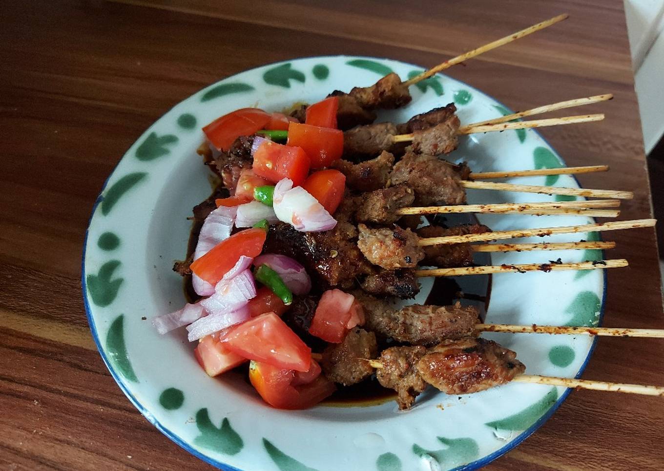 Sate maranggi purwakarta (daging kerbau)