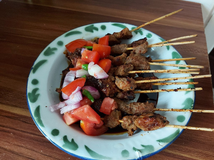 Ini dia! Bagaimana cara memasak Sate maranggi purwakarta (daging kerbau) hidangan Idul Adha dijamin enak