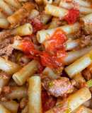 Паста з тунцем і помідорами (пісна)