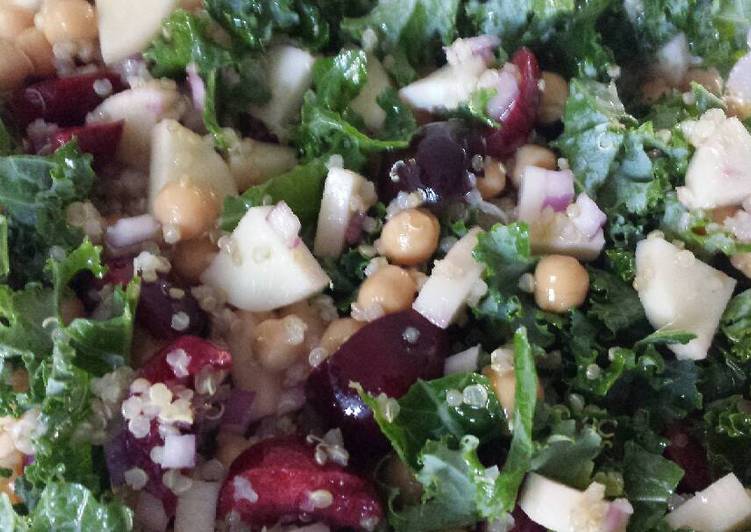 Steps to Make Award-winning Quinoa kale Salad