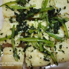 A picture of Besan dhokla.