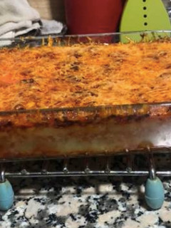 Una foto de Pastel de carne y puré de patata