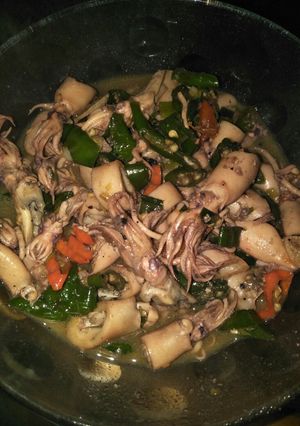 Foto resep Cumi basah sederhana