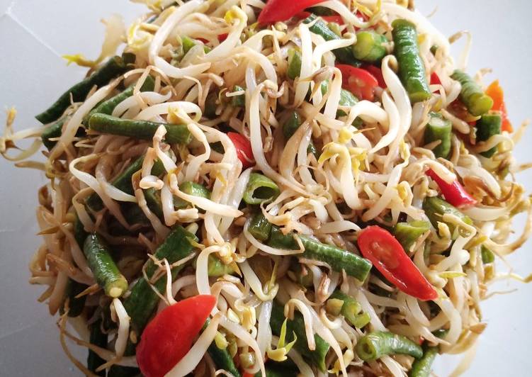 Tumis Toge Kacang Panjang