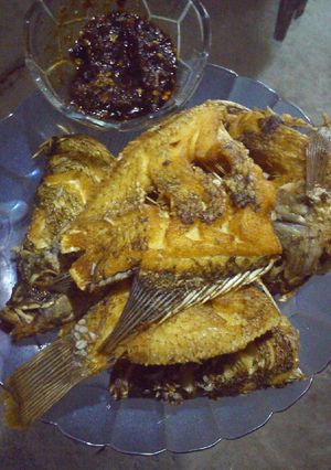 Foto resep Gurame goreng cocol sambel