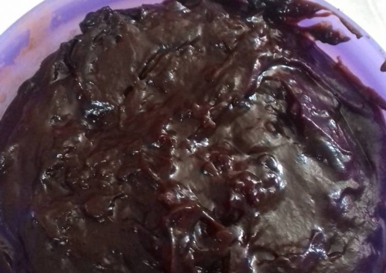 Selai coklat sederhana
