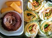 A picture of pinwheel sandwiches
