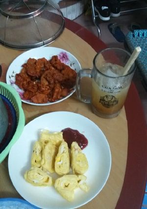 Hình của món BBQ thịt heo cay kiểu hàn quốc.