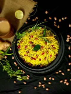 A picture of Kanda Poha.