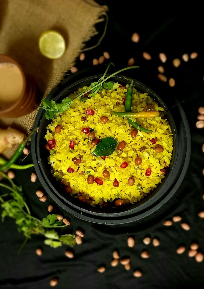 A picture of Kanda Poha.