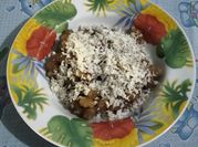 Gambar tiwul singkong kelapa