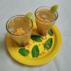 A picture of Jaljeera sharbat.